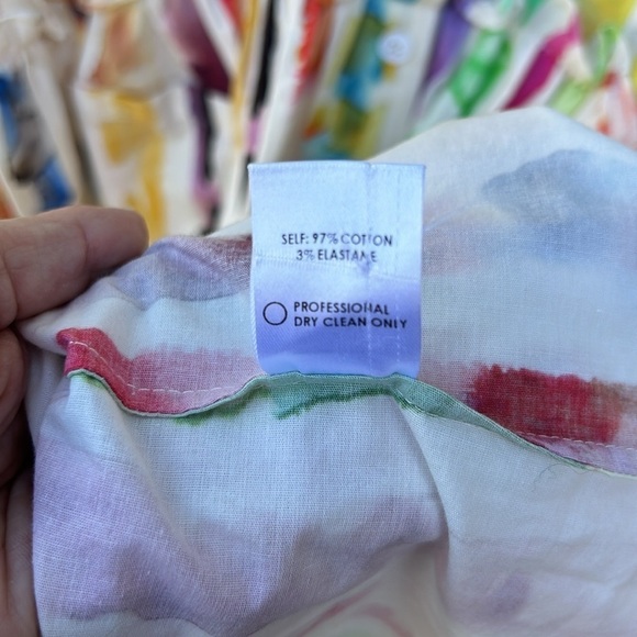 Rosie Assoulin Printed Knee Length Dress Bohemian Festival Luxury Spring Summer - Picture 4 of 7